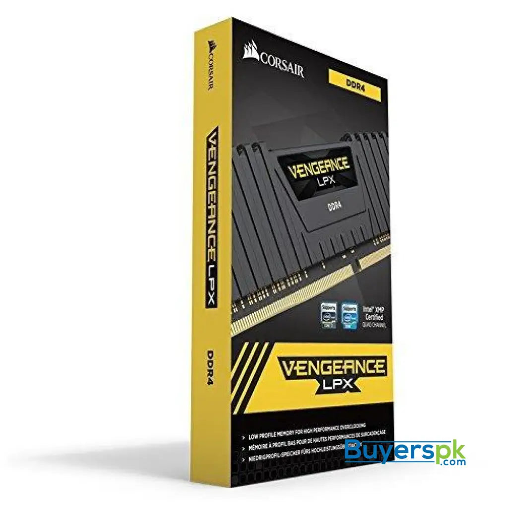 Corsair Vengeance LPX 16GB (2x8GB) DDR4 DRAM 3200MHz C16 Desktop Memory Kit - Black (CMK16GX4M2B3200C16) - RAM Corsair Vengeance LPX 16GB (2x8GB) DDR4 DRAM 3200MHz C16 Desktop Memory Kit - Black (CMK16GX4M2B3200C16) - RAM